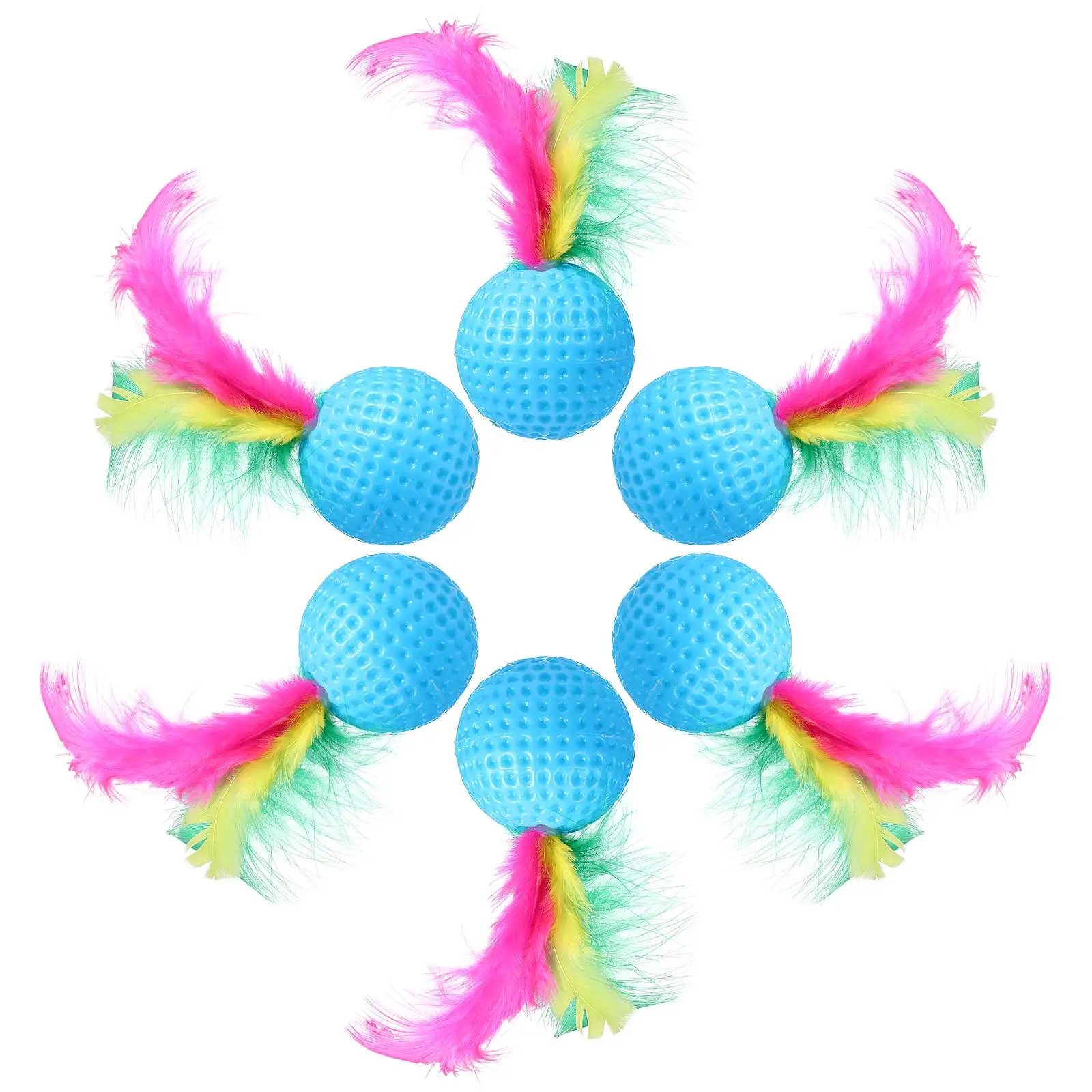 24 Pcs Badminton Toy for Cats Interactive Kitten Balls Soft Swing Squeaky Toys Fun Training Product
24 Pcs Badminton Toy for Cats Interactive Kitten Balls Soft Swing Squeaky Toys Fun Training Product