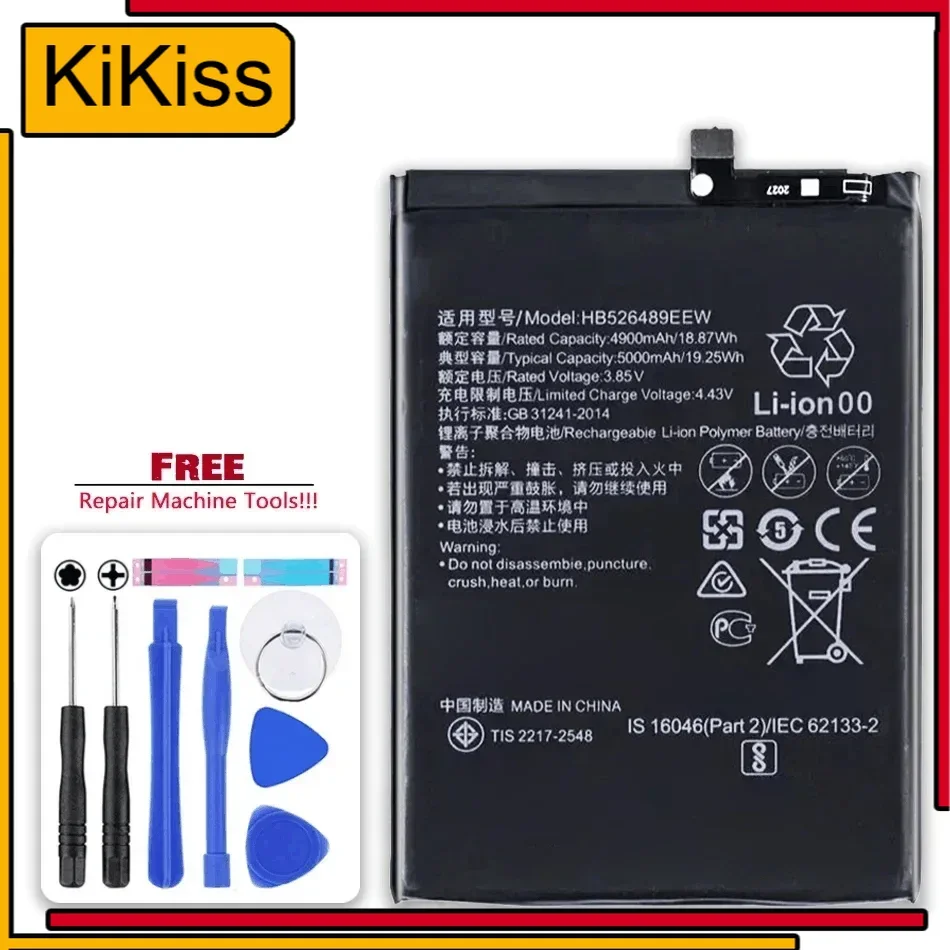 Аккумулятор для Huawei Honor 9a Changwan 9A Enjoy 10e HB 526489 Аккумуляторы для мобильных телефонов EEW 5000 мАч
Аккумулятор для Huawei Honor 9a Changwan 9A Enjoy 10e HB 526489 Аккумуляторы для мобильных телефонов EEW 5000 мАч