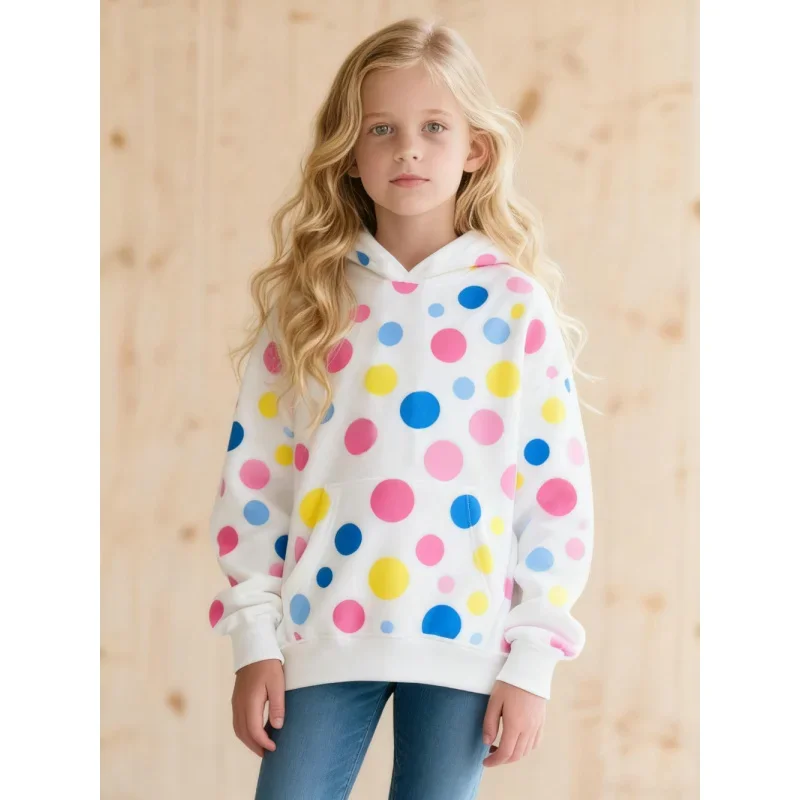 2025 Girls' Fresh Polka Dot Long Sleeve Sweatshirt
2025 Girls' Fresh Polka Dot Long Sleeve Sweatshirt