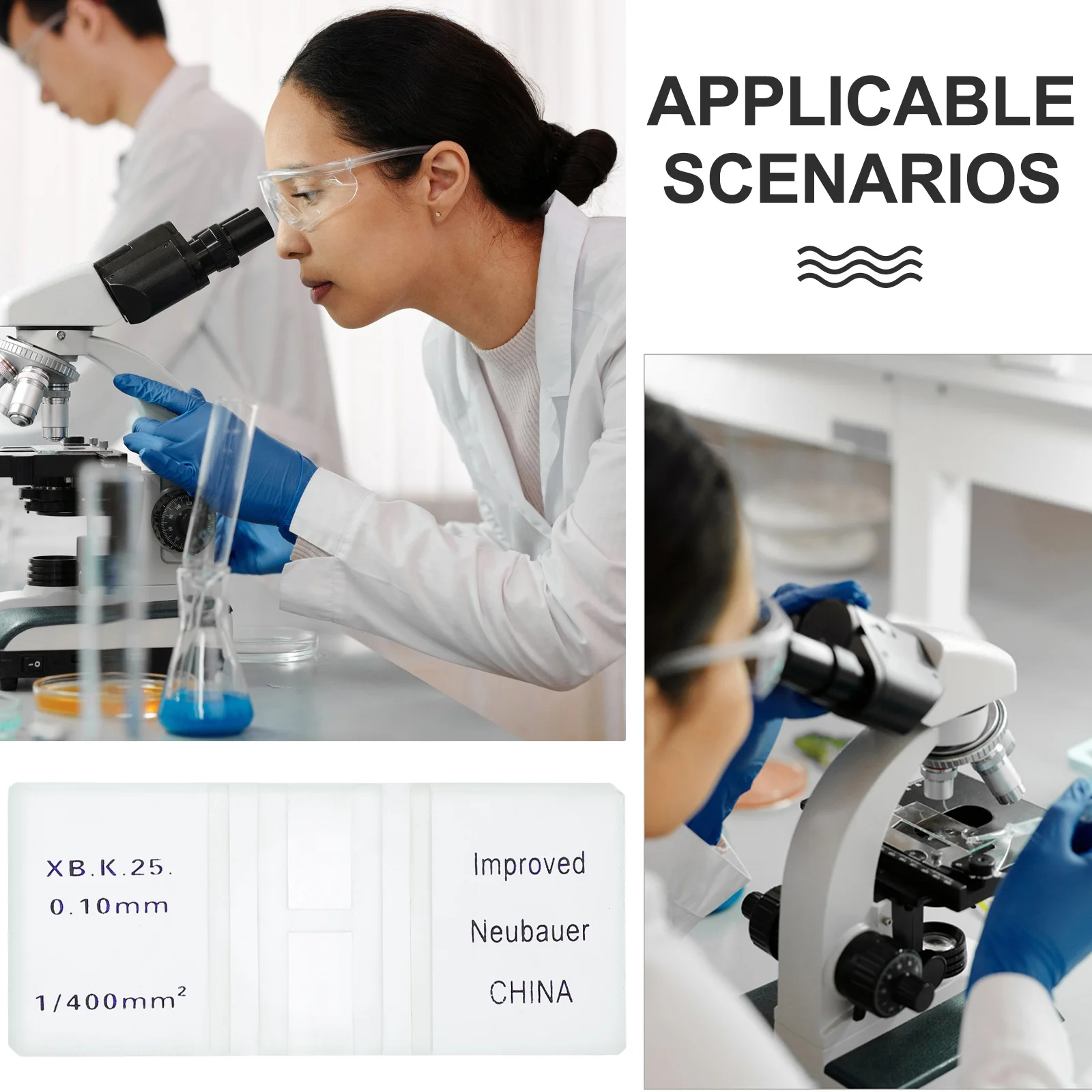 1Pcs Blood Cell Counting Plate Laboratory Hemocytometer Thick Glass Slide Red Cell Analysis Accurate Labs Counting
1Pcs Blood Cell Counting Plate Laboratory Hemocytometer Thick Glass Slide Red Cell Analysis Accurate Labs Counting