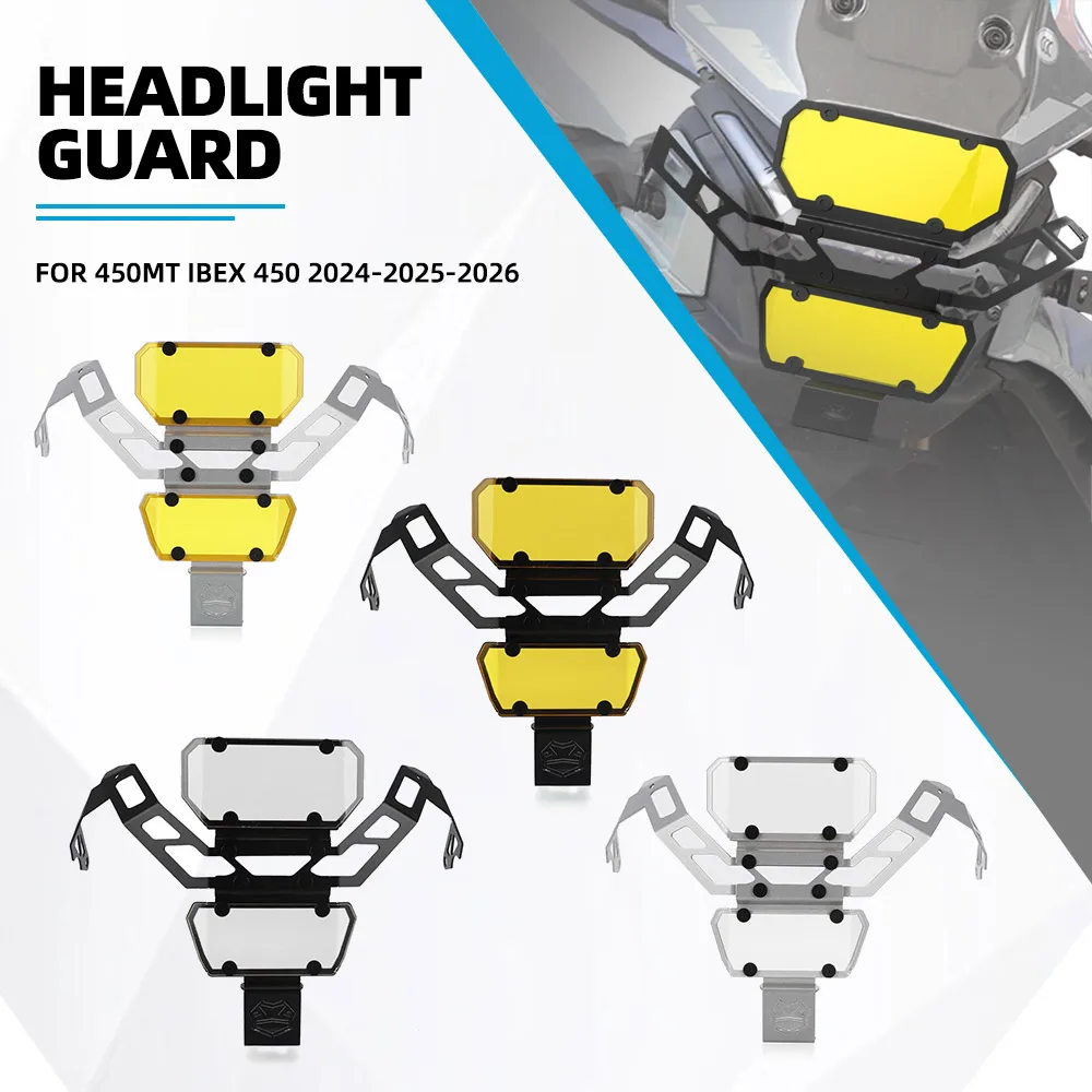 For CFMOTO 450MT 450 MT 2024-2025-2026 Motorcycle Headlight Protector Grille Guard Cover Protection Lamp Cover Set Ibex 450
For CFMOTO 450MT 450 MT 2024-2025-2026 Motorcycle Headlight Protector Grille Guard Cover Protection Lamp Cover Set Ibex 450