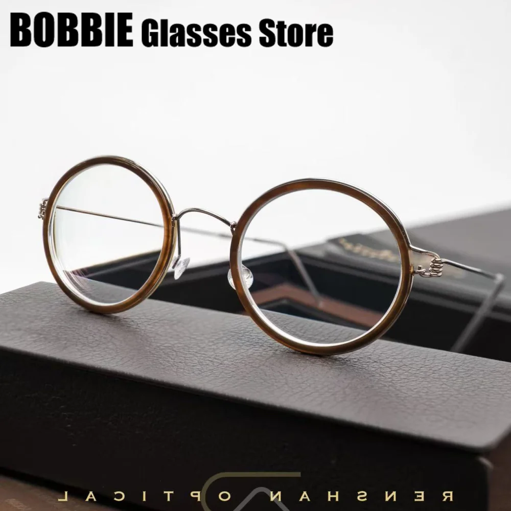 Titanium Air Eyeglasses Ultra-light Thin Screwless Rim Ring Round Glasses Frames Denmark Brand Design Handmade Colorful Fashion
Titanium Air Eyeglasses Ultra-light Thin Screwless Rim Ring Round Glasses Frames Denmark Brand Design Handmade Colorful Fashion