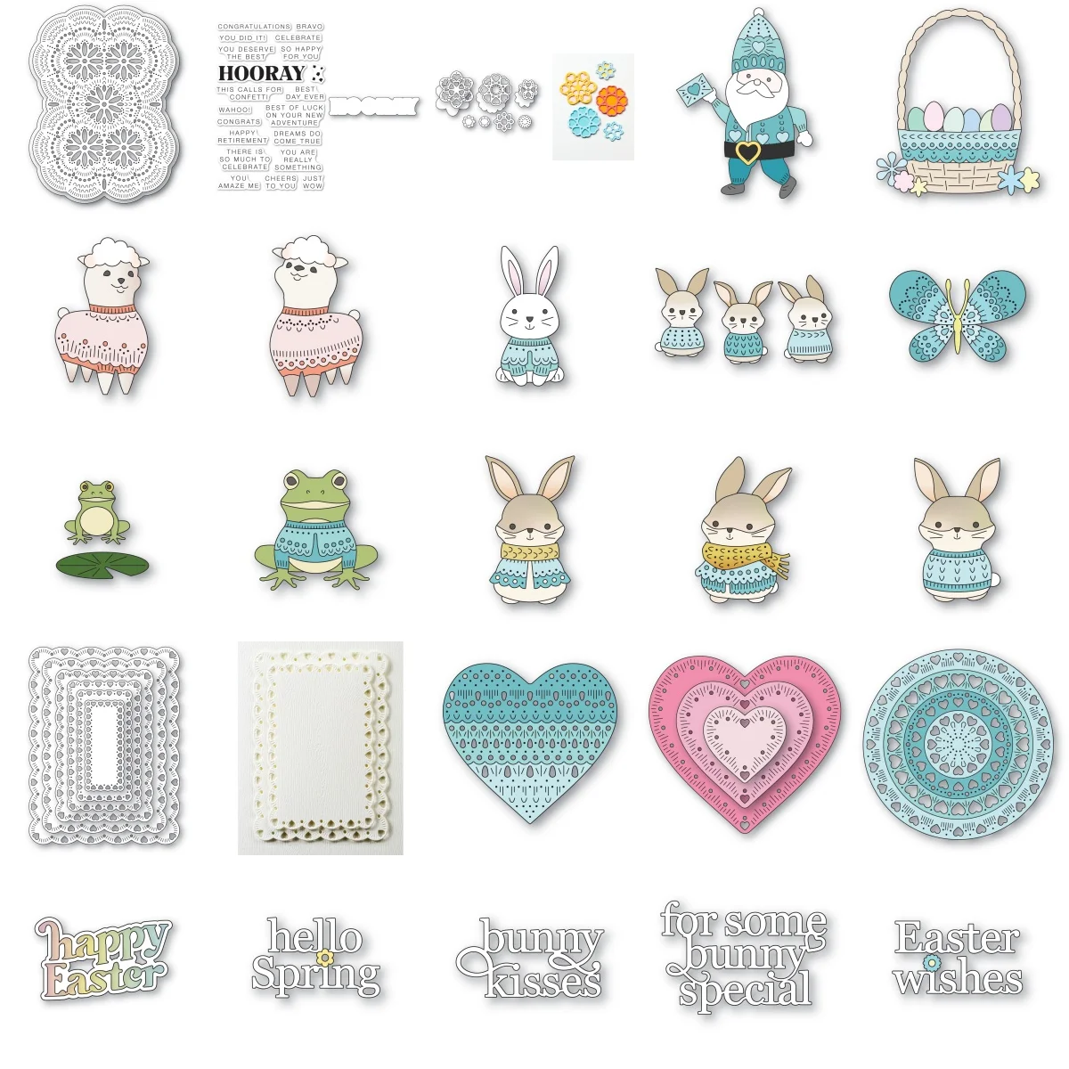 2025 Wings Heart Rabbit Flower New Metal Cutting Dies Stamps Making Card Scrapbook Embossed Paper Album Diy Craft Knife die cut
2025 Wings Heart Rabbit Flower New Metal Cutting Dies Stamps Making Card Scrapbook Embossed Paper Album Diy Craft Knife die cut