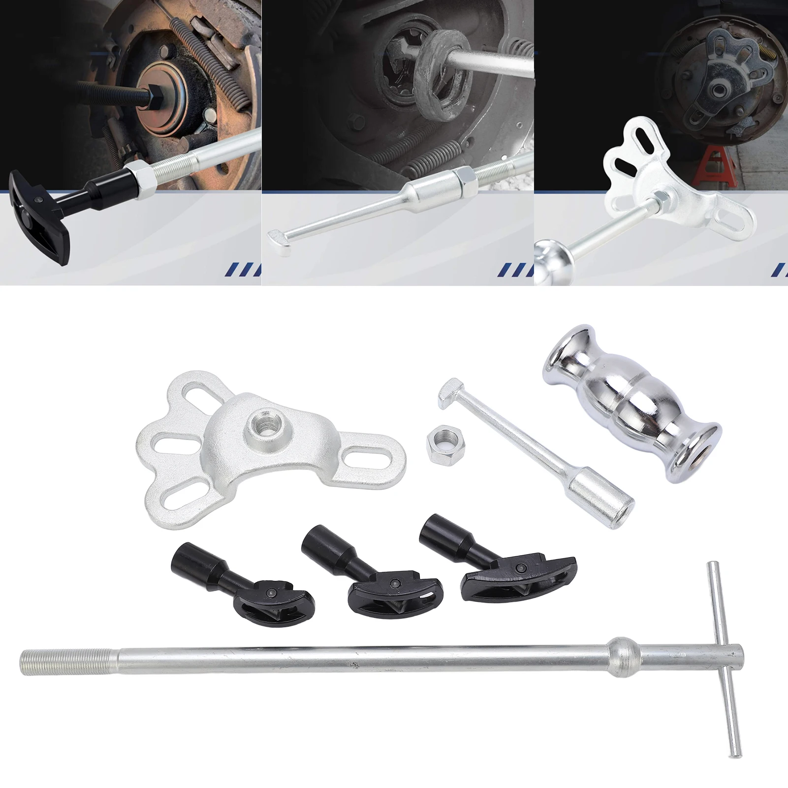 8Pcs Rear Axle Bearing Puller Slide Hammer Tool Set Heavy Duty for Auto Repair
8Pcs Rear Axle Bearing Puller Slide Hammer Tool Set Heavy Duty for Auto Repair