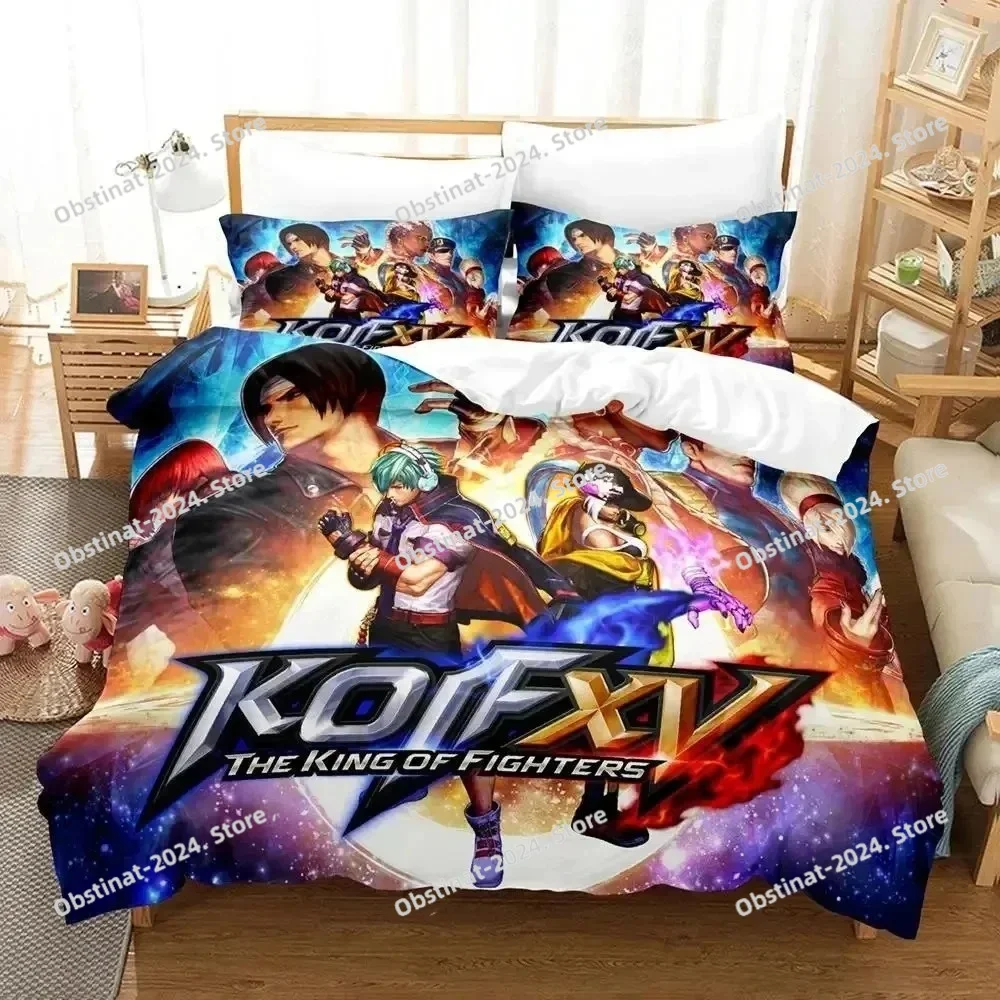Anime King Of Fighters Bedding Set Duvet Cover Bed Set Quilt Cover Pillowcase Comforter king Queen Size Boys Adult Bedding
Anime King Of Fighters Bedding Set Duvet Cover Bed Set Quilt Cover Pillowcase Comforter king Queen Size Boys Adult Bedding