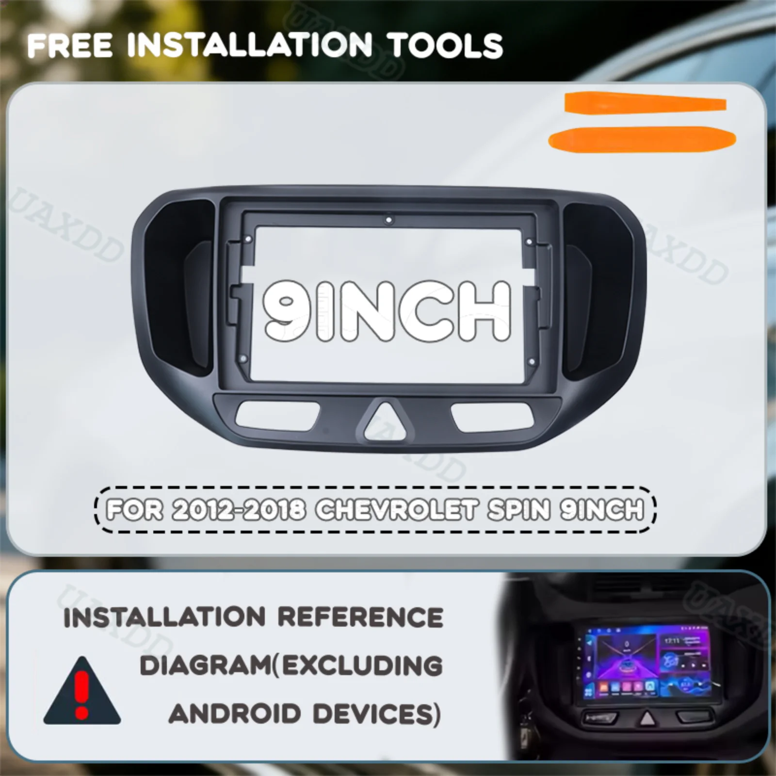 Frame dashboard harness adapter For 2012-2018 Chevrolet SPIN 9INCH car Android canbus box 2 Din Interior Kit panel Center stereo
Frame dashboard harness adapter For 2012-2018 Chevrolet SPIN 9INCH car Android canbus box 2 Din Interior Kit panel Center stereo