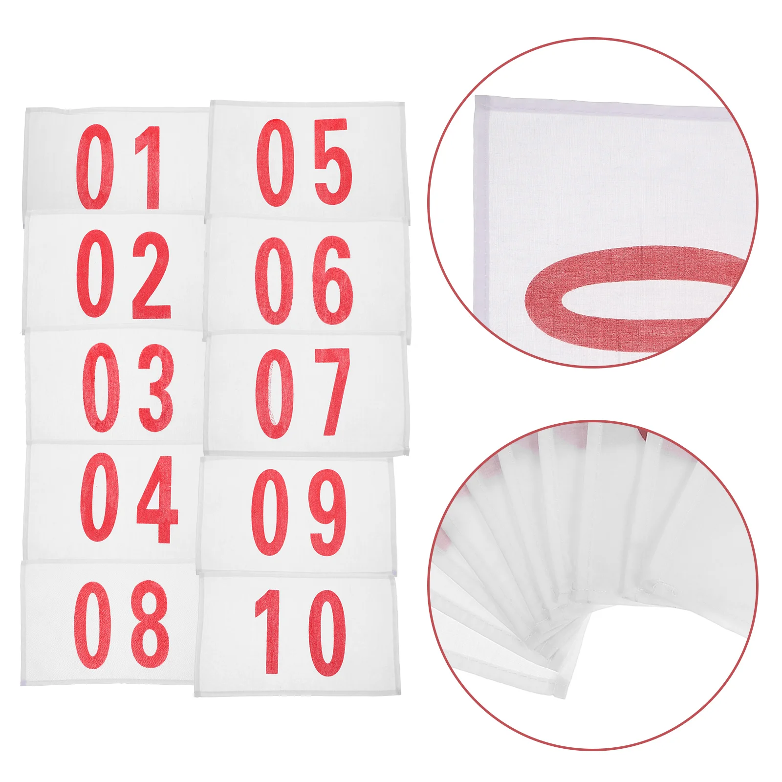 10pcs Number Bibs Red 01-10 Large Durable Adjustable Race Tags For Marathon Track Running Events Lightweight Sports
10pcs Number Bibs Red 01-10 Large Durable Adjustable Race Tags For Marathon Track Running Events Lightweight Sports
