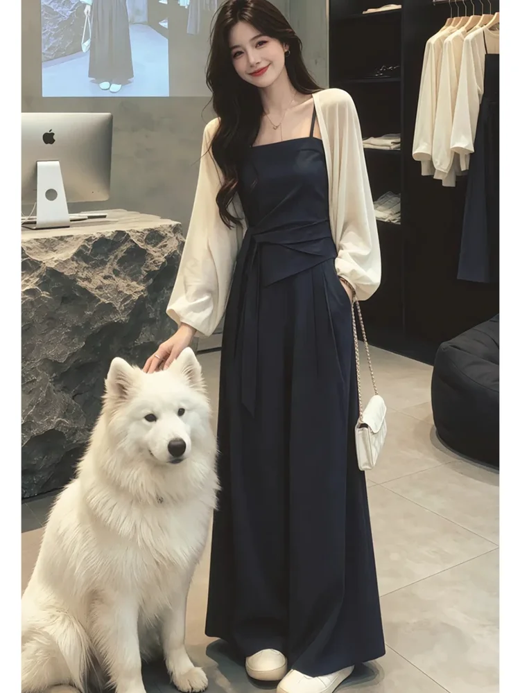 Unique Beautiful Small Set Women's 2026 New Waist Cinching Strap High Waist Wide Leg Pants Thin Two Piece Set Fashionable Cas...
Unique Beautiful Small Set Women's 2026 New Waist Cinching Strap High Waist Wide Leg Pants Thin Two Piece Set Fashionable Cas...