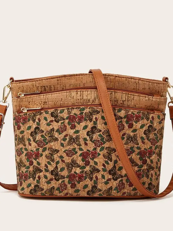 Muli Wind Cork Tree Skin Bucket Bag Women's Retro Shoulder Crossbody Bag Splicing Medium Size Polyester Daily Use Handbag
Muli Wind Cork Tree Skin Bucket Bag Women's Retro Shoulder Crossbody Bag Splicing Medium Size Polyester Daily Use Handbag