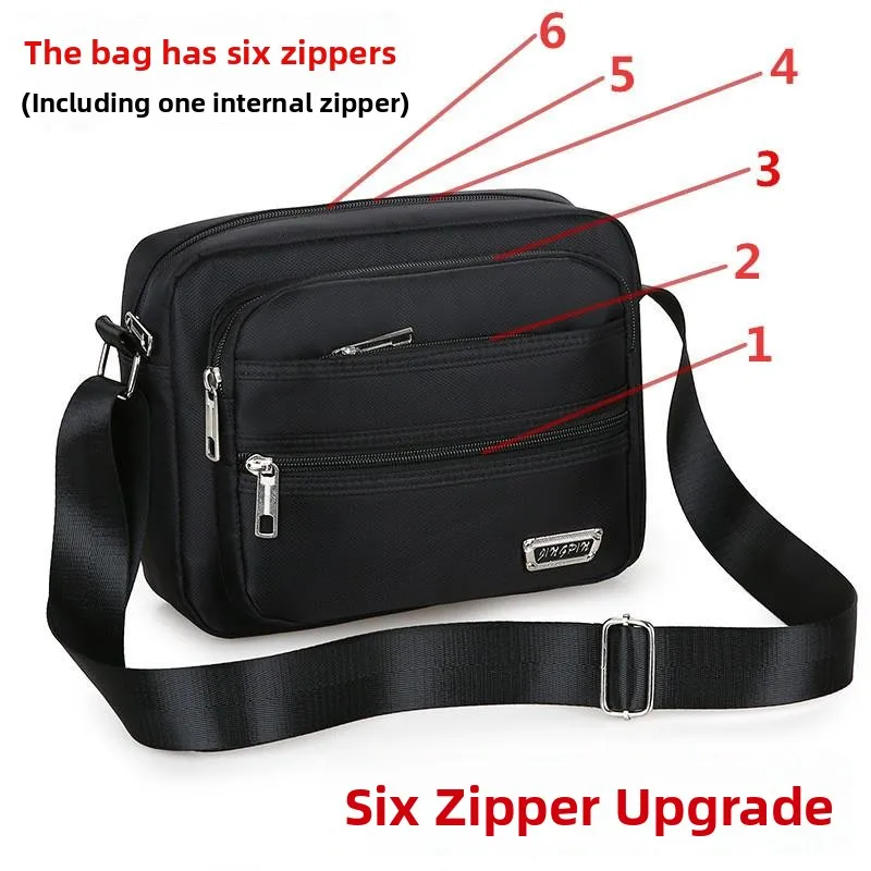 Unisex Crossbody Bag Casual Style Multi-Layer Money Collection Bag Soft Polyester Nylon Material Foldable Square Shape
Unisex Crossbody Bag Casual Style Multi-Layer Money Collection Bag Soft Polyester Nylon Material Foldable Square Shape