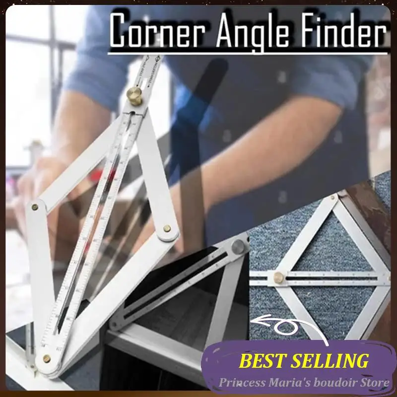 AB30-Corner Angle Finder, Multifunction Protractor Angle Finder With Scale, Aluminum Miter Saw Bevel Gauge
AB30-Corner Angle Finder, Multifunction Protractor Angle Finder With Scale, Aluminum Miter Saw Bevel Gauge