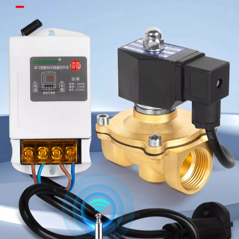 Normally closed waterproof remote control solenoid valve ac220V wireless remote control4 points 6 points pipeline intelligent
Normally closed waterproof remote control solenoid valve ac220V wireless remote control4 points 6 points pipeline intelligent