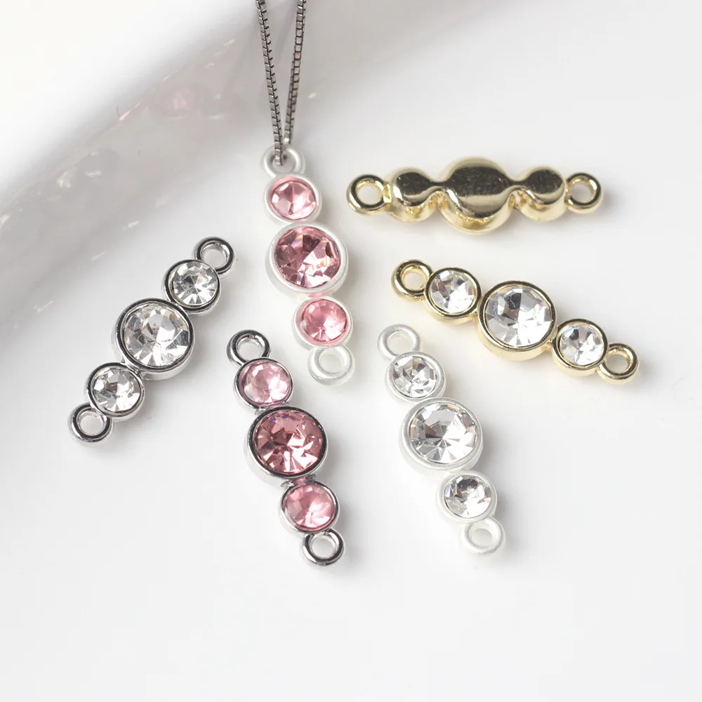 10pcs Fashion Double Hole Round Pendant Jewelry Making Connector Handmade DIY Bracelet Earrings Necklace Accessories Component
10pcs Fashion Double Hole Round Pendant Jewelry Making Connector Handmade DIY Bracelet Earrings Necklace Accessories Component