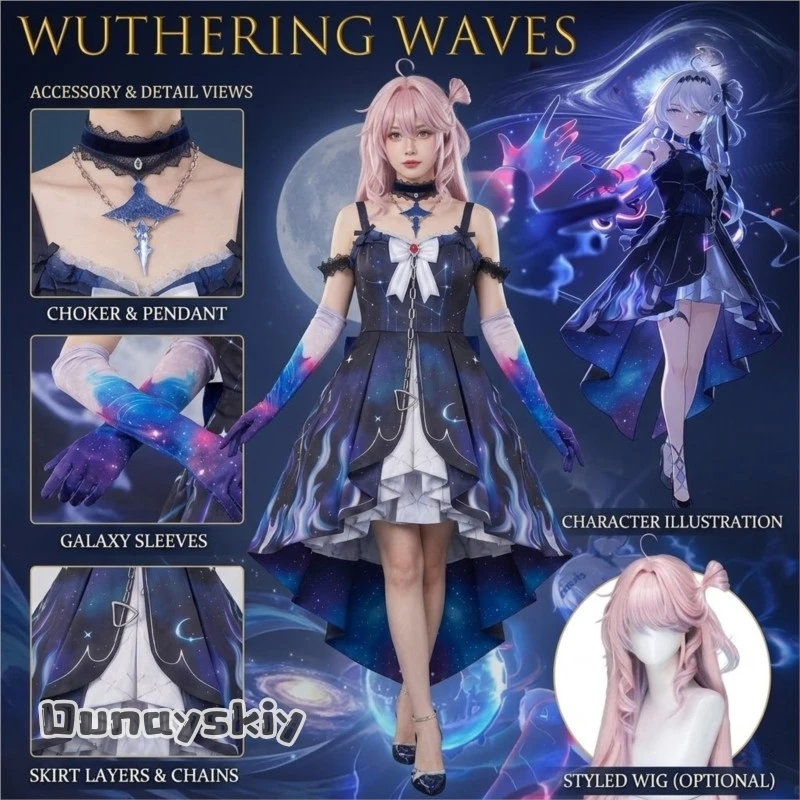 Denia Game Wuthering Waves Cosplay Denia Costume Halloween Carnival high quality Women Role Play Lolita Dress Prop Accessories
Denia Game Wuthering Waves Cosplay Denia Costume Halloween Carnival high quality Women Role Play Lolita Dress Prop Accessories