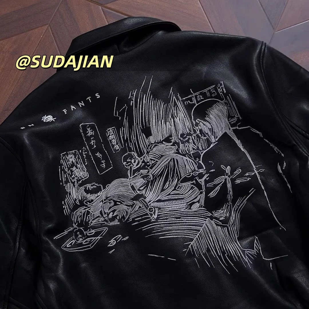 Loose Fit Men's Bla PU Leather Jaet ing Coloration Large e Dyeing Pure Original Top Board Deprive Second Gener...
Loose Fit Men's Bla PU Leather Jaet ing Coloration Large e Dyeing Pure Original Top Board Deprive Second Gener...