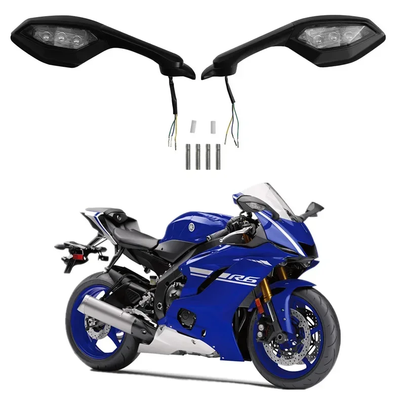 For Yamaha YZF R6 2017-2022 R1 2015-2024 R1M 2016-2024 R1S 2016-2018 Motorcycle Mirror LED Turn Signal Light
For Yamaha YZF R6 2017-2022 R1 2015-2024 R1M 2016-2024 R1S 2016-2018 Motorcycle Mirror LED Turn Signal Light