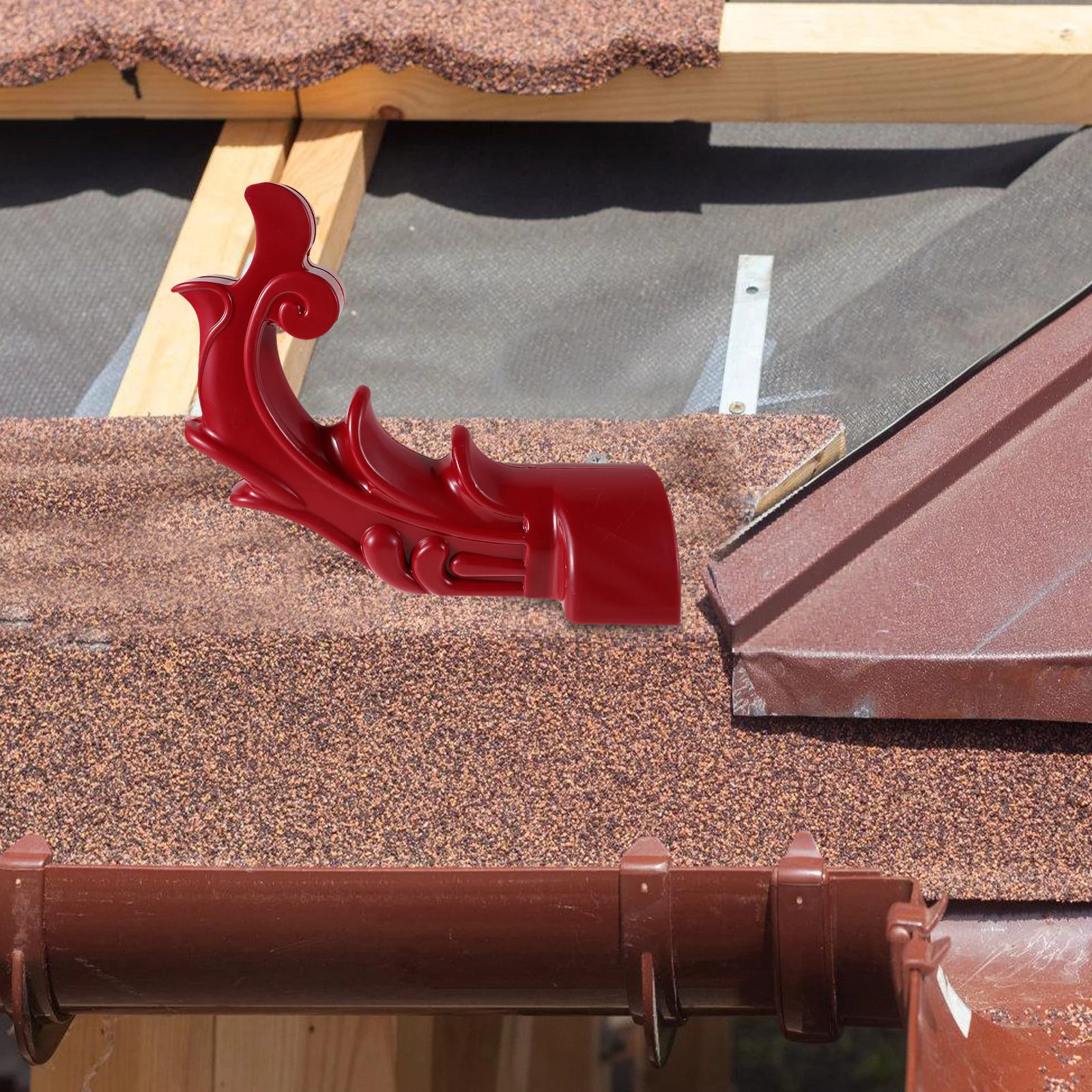 Vintage Ornament Weatherproof Plastic Traditional Chinese Cultural Roof Decorative Accessories Home Party Festival Decor 
Vintage Ornament Weatherproof Plastic Traditional Chinese Cultural Roof Decorative Accessories Home Party Festival Decor