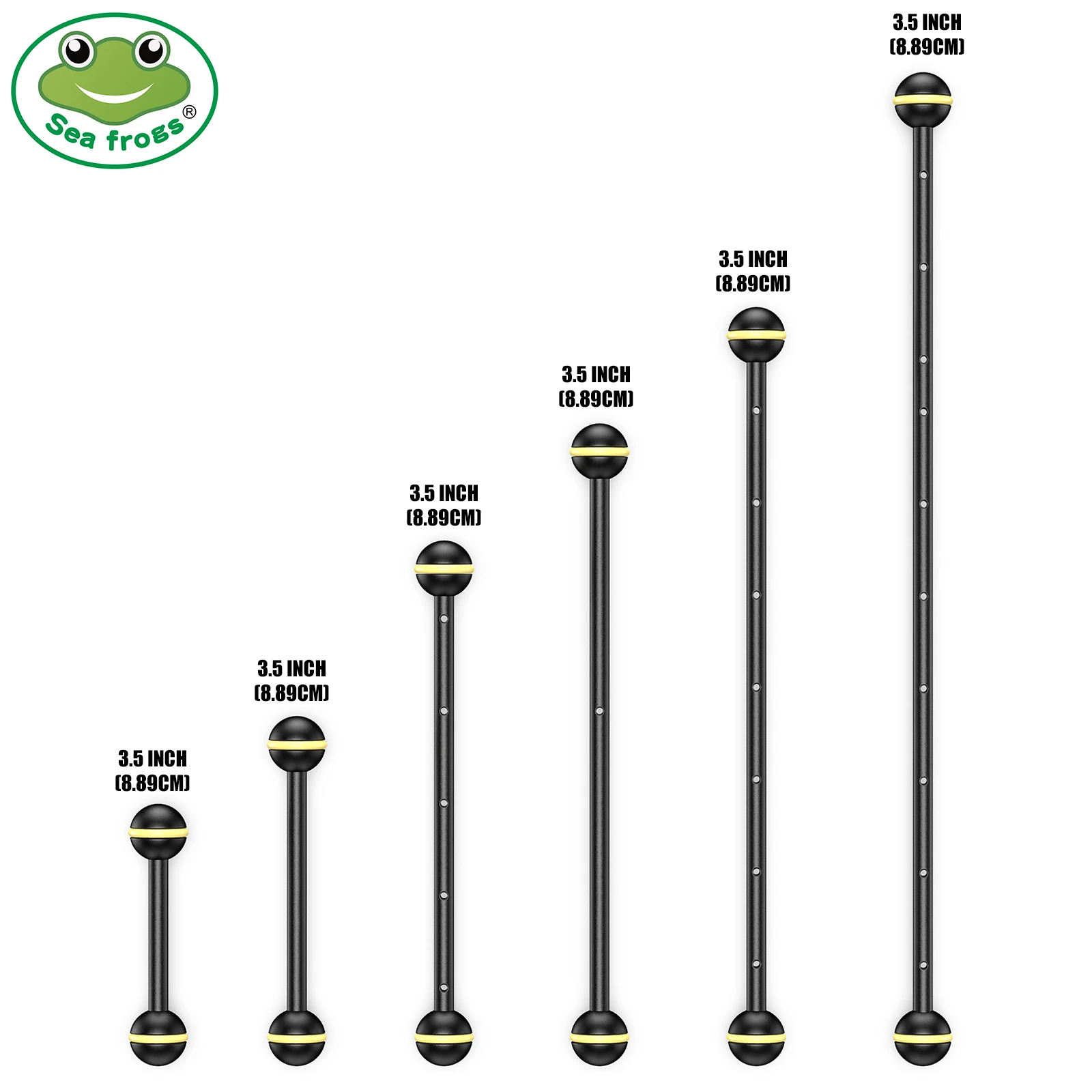 3.5''-16'' Double Ball Arm Aluminum Alloy Joint Ball Arm Torch Flashlight Holder Connector for Scuba Diving Underwater Housing
3.5''-16'' Double Ball Arm Aluminum Alloy Joint Ball Arm Torch Flashlight Holder Connector for Scuba Diving Underwater Housing
