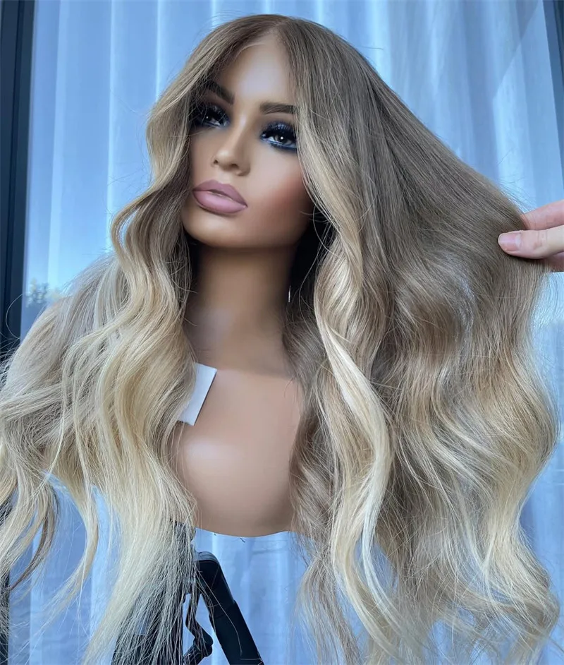 Ombre Blonde Lace Wig on Sale Женский парик Синтетические пепельно-коричневые светлые парики Futura Косплей Бесклеевой натуральный вьющийся парик фронта шнурка
Ombre Blonde Lace Wig on Sale Женский парик Синтетические пепельно-коричневые светлые парики Futura Косплей Бесклеевой натуральный вьющийся парик фронта шнурка
