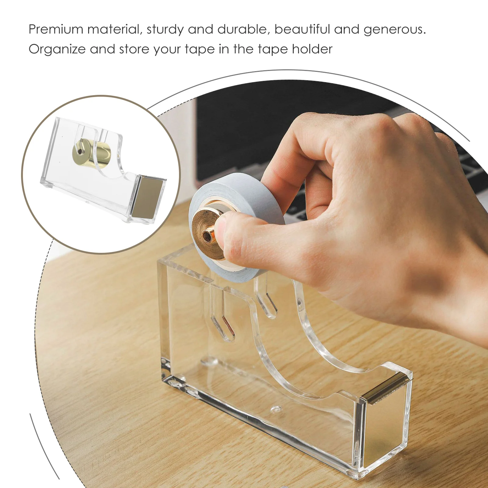 1Pcs Stylish Tape Mount Non-Slip Base Acrylic Tape Stand for Smooth Cutting Lightweight Holder Ideal for Home Art Projects
1Pcs Stylish Tape Mount Non-Slip Base Acrylic Tape Stand for Smooth Cutting Lightweight Holder Ideal for Home Art Projects