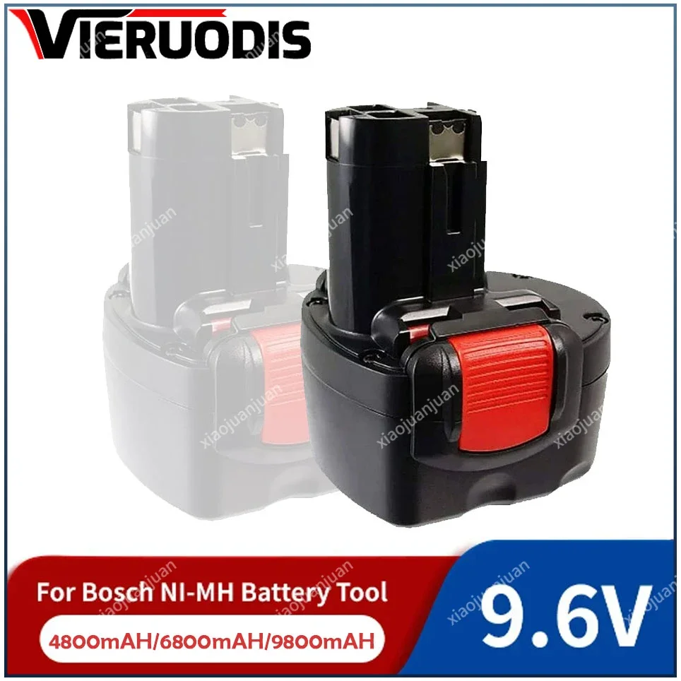 For Bosch 9.6V 4800/6800/9800mAh Ni-MH Rechargeable Battery Power Tools PSR 960 BH984 BAT048 BAT119 Replacement battery
For Bosch 9.6V 4800/6800/9800mAh Ni-MH Rechargeable Battery Power Tools PSR 960 BH984 BAT048 BAT119 Replacement battery