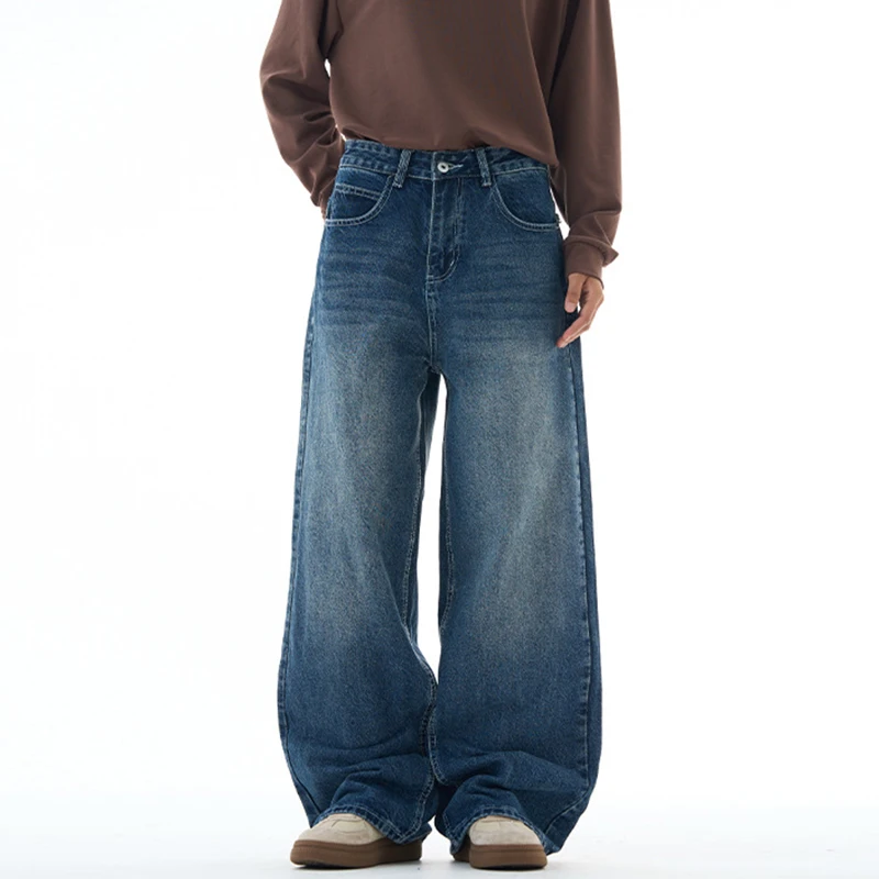 American Style Men's Jeans Star-shaped Letter Patch Embroidery Contrast Color Loose Wide Leg Male Denim Pants New 96VUY
American Style Men's Jeans Star-shaped Letter Patch Embroidery Contrast Color Loose Wide Leg Male Denim Pants New 96VUY