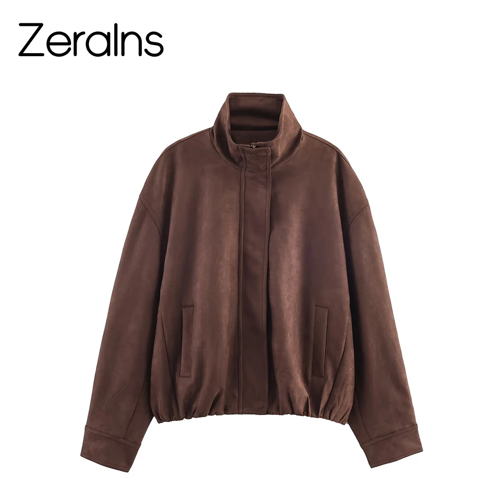 ZERAINS Fashionable and versatile loose casual suede leather jacket top 2025 autumn new women's clothing
ZERAINS Fashionable and versatile loose casual suede leather jacket top 2025 autumn new women's clothing