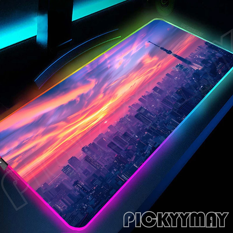 Large RGB Mouse Mat Sky Landscape Gamer Mousepads LED Gaming Mousepad Big Luminous Desk Pad Desk Mats Backlit Mouse Pads
Large RGB Mouse Mat Sky Landscape Gamer Mousepads LED Gaming Mousepad Big Luminous Desk Pad Desk Mats Backlit Mouse Pads