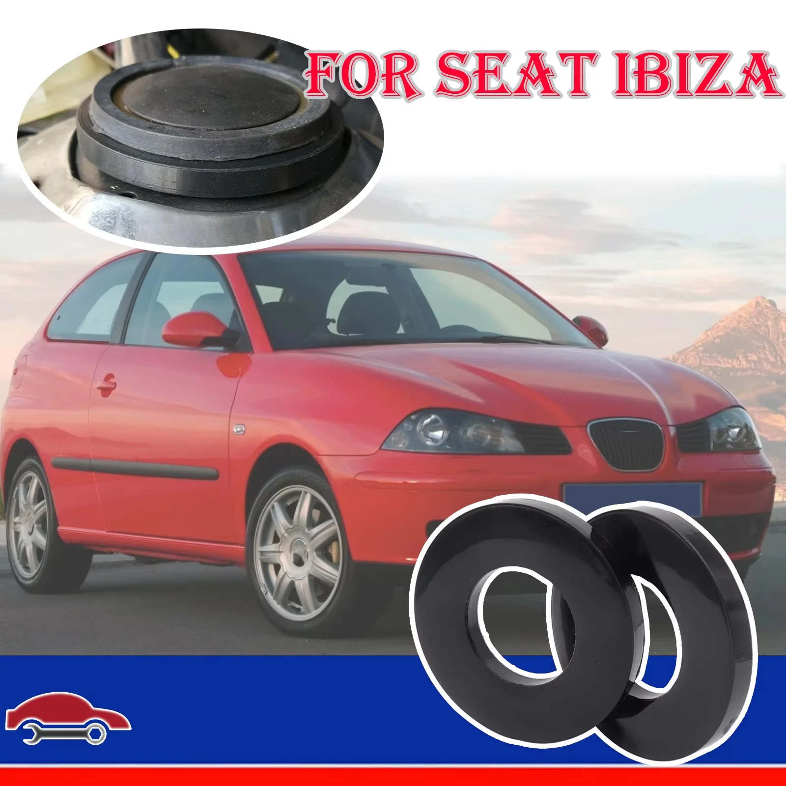 2X For SEAT Ibiza 6K 6L Car Front Shock Absorber Tower Rubber Buffer Ring Bushing Bearing Washer Protector Durable Reduce Noise
2X For SEAT Ibiza 6K 6L Car Front Shock Absorber Tower Rubber Buffer Ring Bushing Bearing Washer Protector Durable Reduce Noise