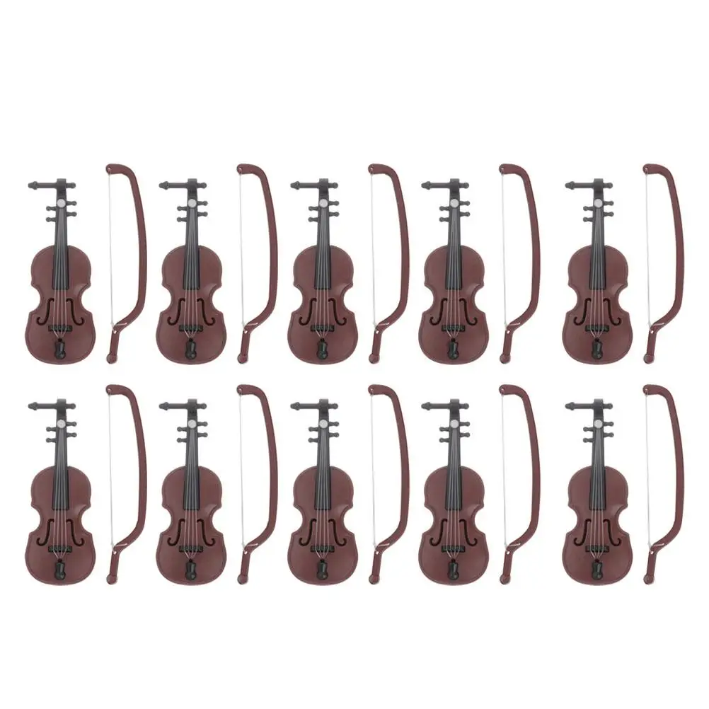 10 Sets Mini Violin Decorative naments Resin Material Smooth Surface Desktop Art Craftsmanship Musical Instruments Model Photo
10 Sets Mini Violin Decorative naments Resin Material Smooth Surface Desktop Art Craftsmanship Musical Instruments Model Photo