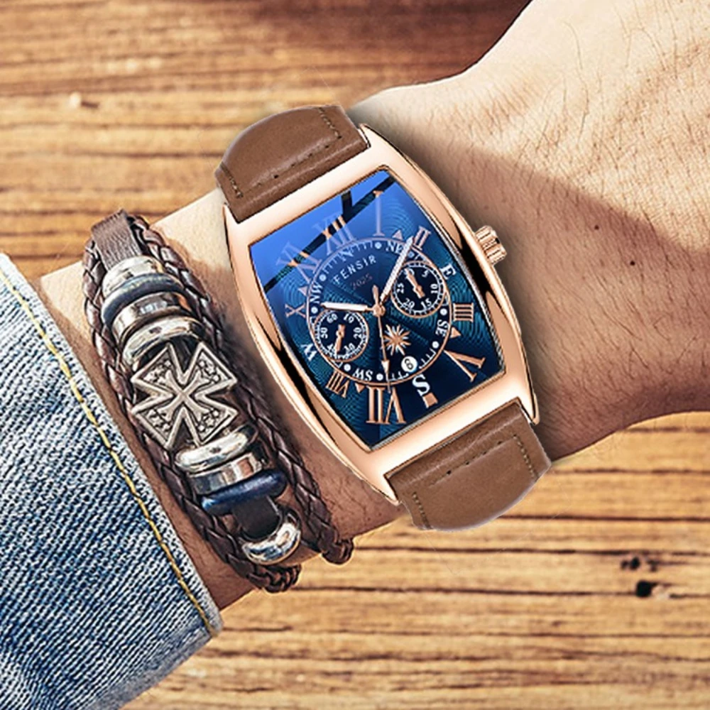 High Quality Business Classic Tonneau Hot Selling Decorative Dial Unique Fashion Quartz Watch Men Creative AAA Mens Watch Clock
High Quality Business Classic Tonneau Hot Selling Decorative Dial Unique Fashion Quartz Watch Men Creative AAA Mens Watch Clock