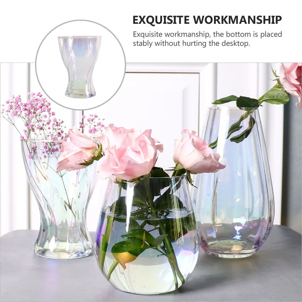 1Pcs Dry Flower Decoration Shape Glass Vase Smooth Line Design for Living Room Office Decor Flower and Plant
1Pcs Dry Flower Decoration Shape Glass Vase Smooth Line Design for Living Room Office Decor Flower and Plant