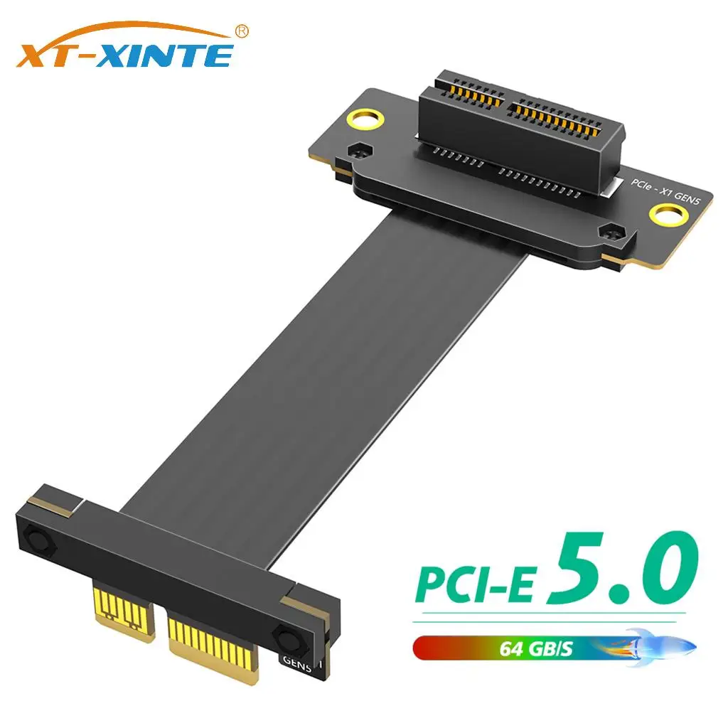 Кабель-удлинитель PCI-e PCI Express 5.0 1X, двойной, вертикальный, 90 градусов, высокоскоростной, гибкий, для корпусов 1U, 2U и ATX/BTX
Кабель-удлинитель PCI-e PCI Express 5.0 1X, двойной, вертикальный, 90 градусов, высокоскоростной, гибкий, для корпусов 1U, 2U и ATX/BTX
