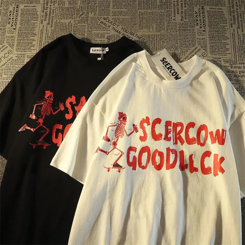 Goth Printed Shirts for Women Clothes Street Harajuku Hip Hop Graphic T Shirts Women Clothing Casual Loose Women Tops
Goth Printed Shirts for Women Clothes Street Harajuku Hip Hop Graphic T Shirts Women Clothing Casual Loose Women Tops