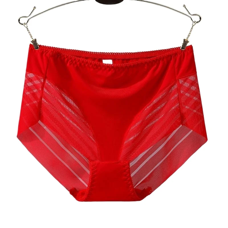 Sexy High Waist Hollow Ice Silk Lace Belly Fat MM Plus Size Women's Underwear Breathable Cotton Crotch Seamless Briefs New 3 PCS
Sexy High Waist Hollow Ice Silk Lace Belly Fat MM Plus Size Women's Underwear Breathable Cotton Crotch Seamless Briefs New 3 PCS