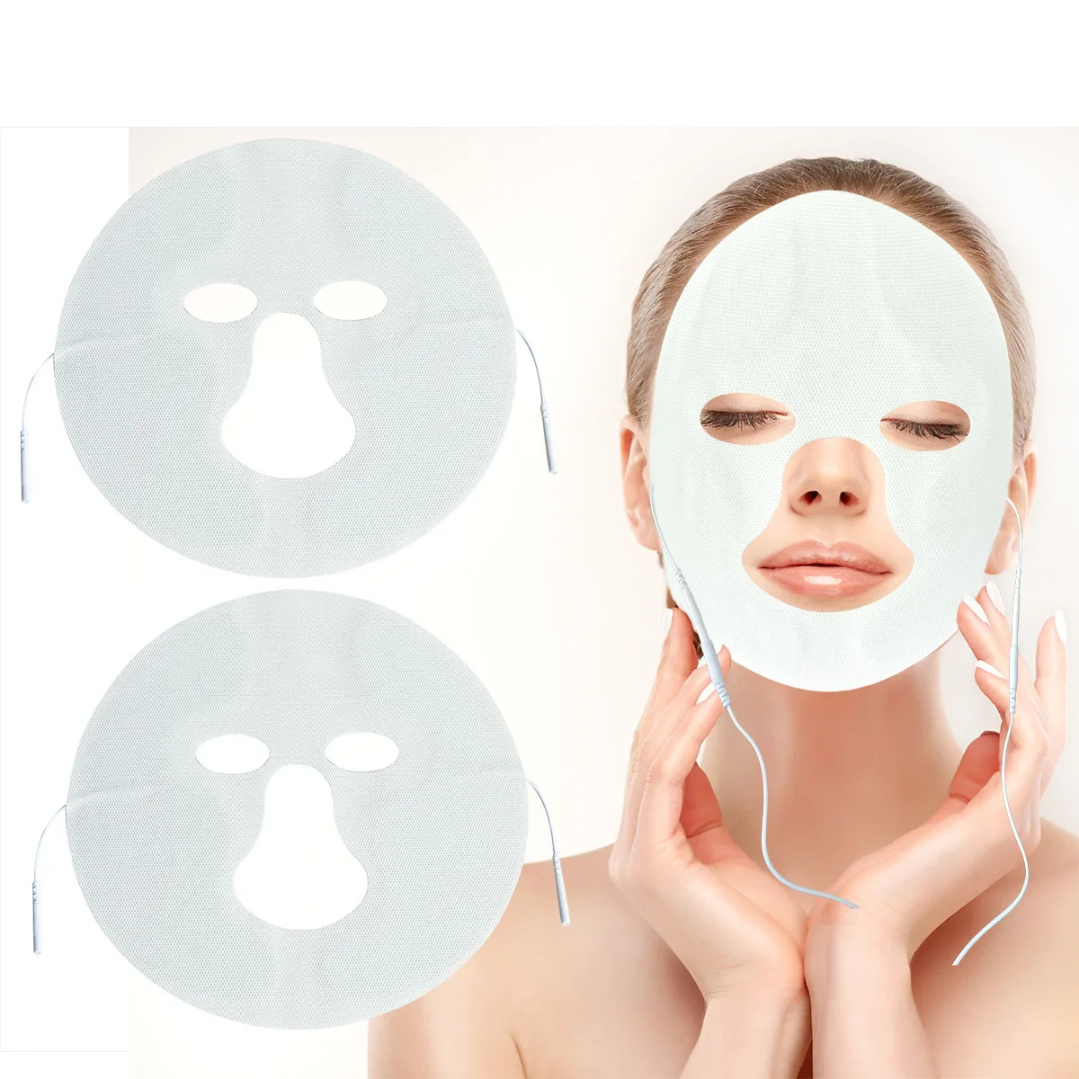 10Pcs/Pack Electrotherapy Face Tens Machine Facial Beauty Electrode Facial Mask Pads With 2.00 Pin Connector Cable
10Pcs/Pack Electrotherapy Face Tens Machine Facial Beauty Electrode Facial Mask Pads With 2.00 Pin Connector Cable