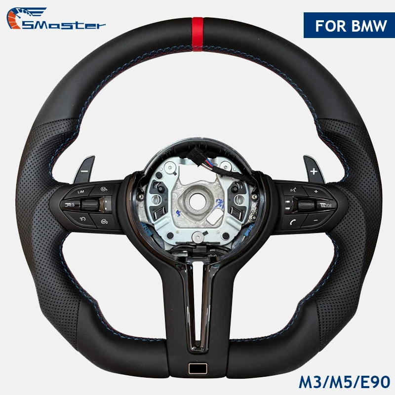 Кожаный спортивный руль M с плоской подошвой для BMW F20 F01 F06 F10 F11 F12 F21 F22 F25 F26 F30 F31 F32 F33 F34 F36 M3 M5 E90
Кожаный спортивный руль M с плоской подошвой для BMW F20 F01 F06 F10 F11 F12 F21 F22 F25 F26 F30 F31 F32 F33 F34 F36 M3 M5 E90
