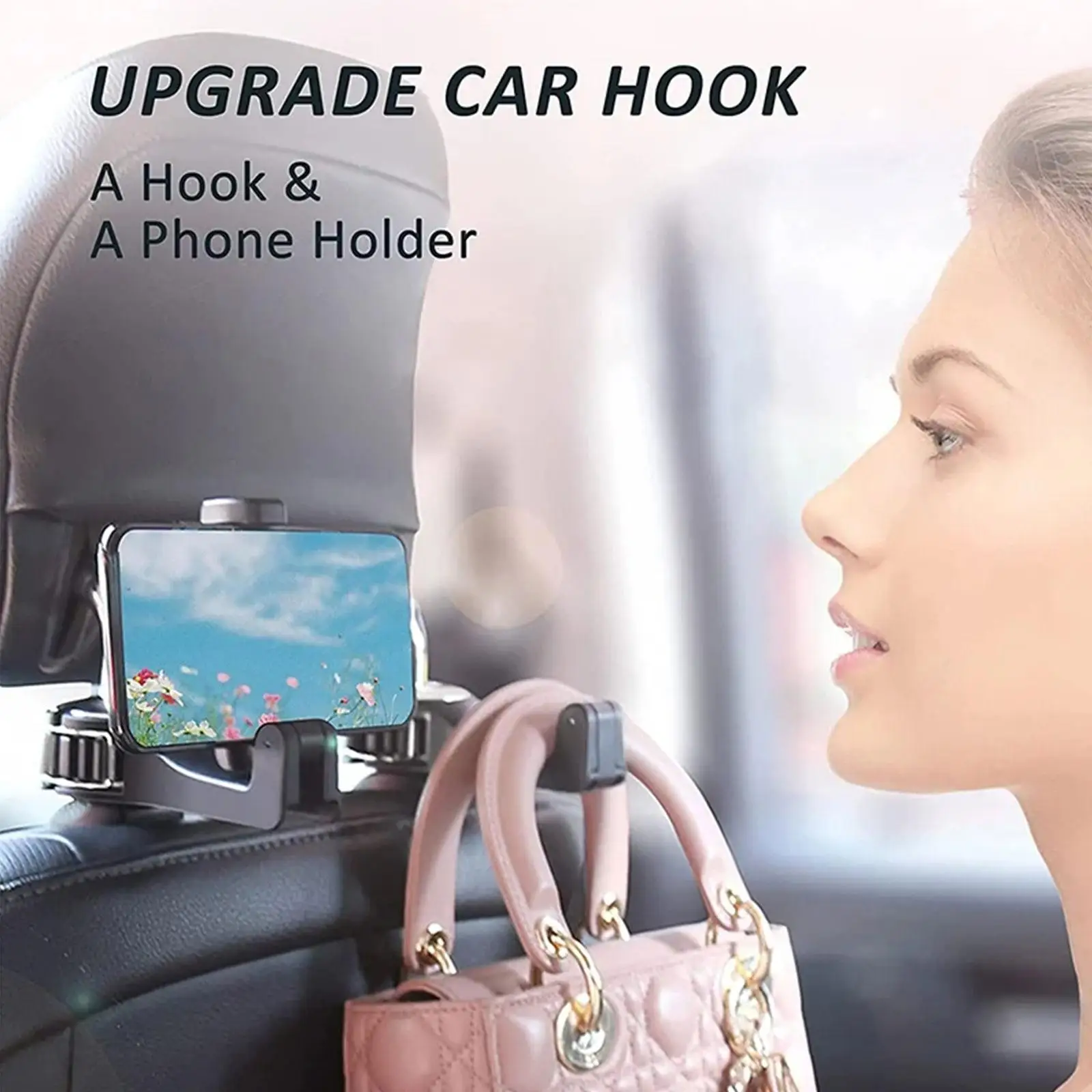 Multi-functional Car Seat Headrest Hook Mobile Phone Phone Holder Handbag Holder Storage Holder Mobile Portable Car Rotatab T2D9
Multi-functional Car Seat Headrest Hook Mobile Phone Phone Holder Handbag Holder Storage Holder Mobile Portable Car Rotatab T2D9