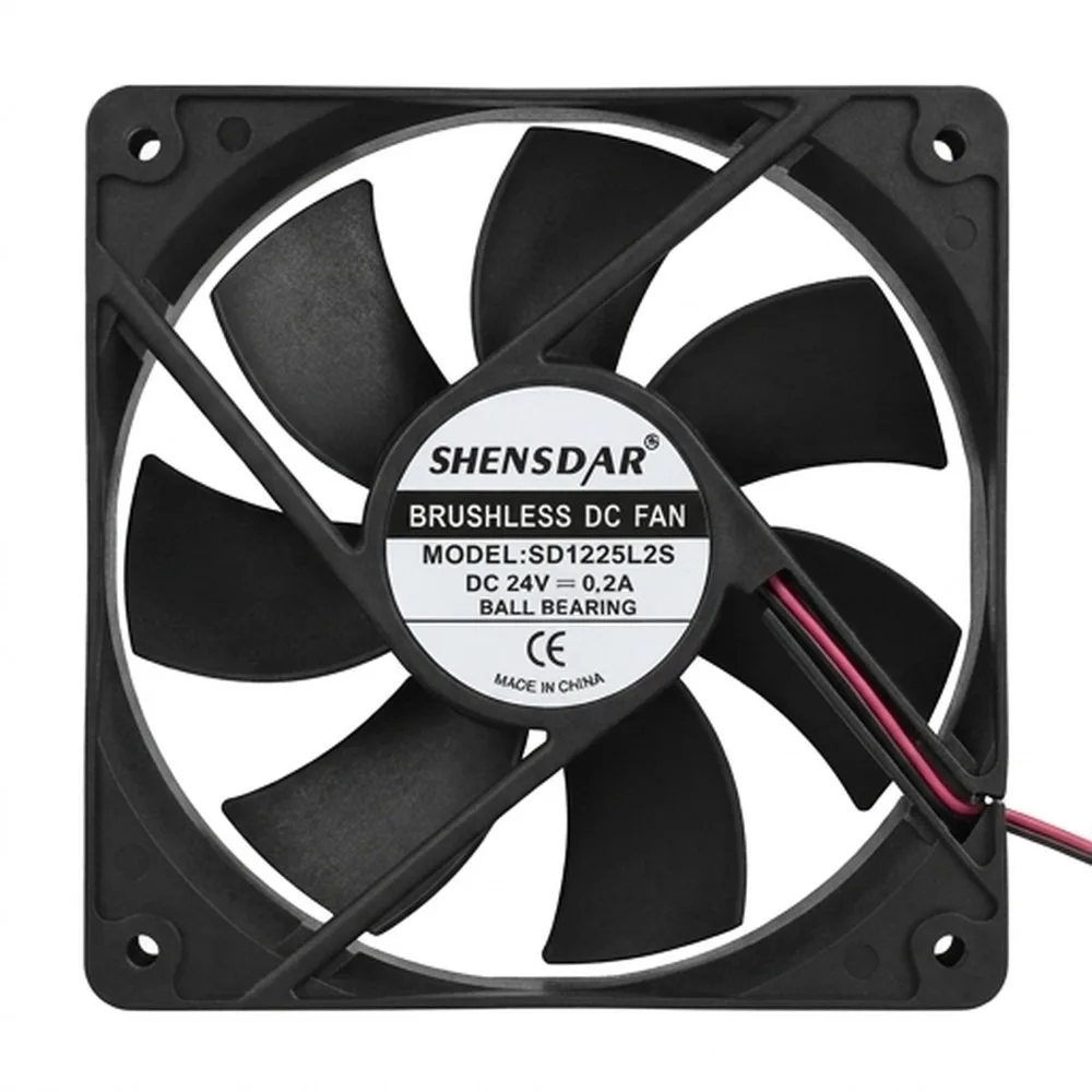 For SD1225L2S 24V 0.20A 12CM 12025 inverter cabinet cooling fan
For SD1225L2S 24V 0.20A 12CM 12025 inverter cabinet cooling fan