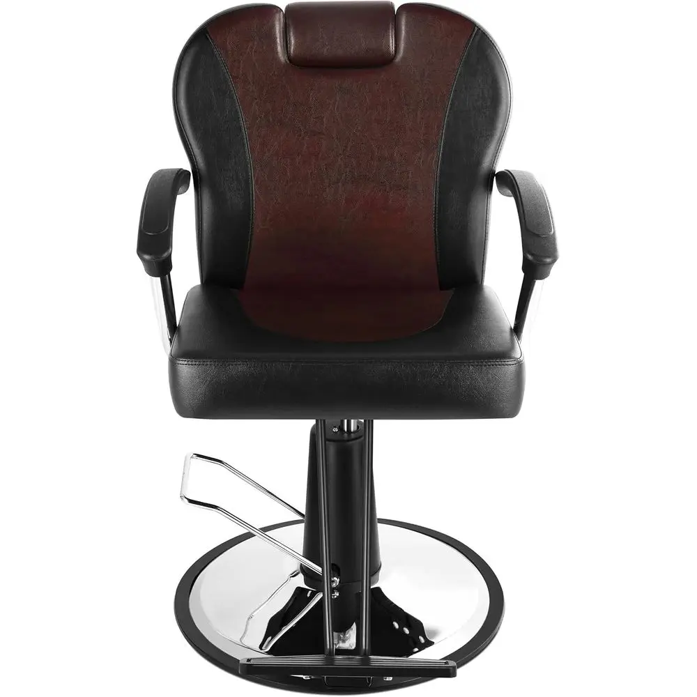 Stylish Reclining Barber Chair for Black/Brown Salons and Tattoo Studios
Stylish Reclining Barber Chair for Black/Brown Salons and Tattoo Studios