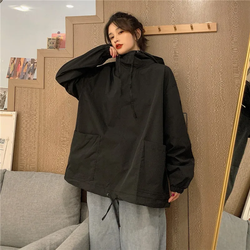 2025 Women Shirt Thin Hooded Safari Style Drawstring Coat New Spring Korean Long Sleeved Tops Solid Color Couple Sweatshirt
2025 Women Shirt Thin Hooded Safari Style Drawstring Coat New Spring Korean Long Sleeved Tops Solid Color Couple Sweatshirt