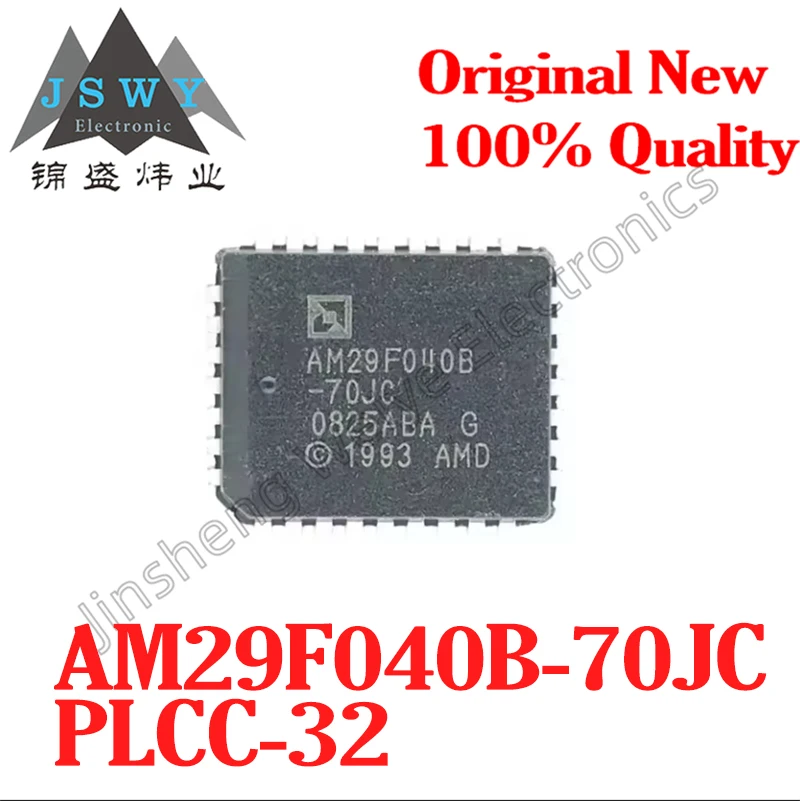 (1/10 Piece) AM29F040B-70JC PLCC-32 AM29F040B 4Mbit Flash Memory Chip New Original Stock Electronics
(1/10 Piece) AM29F040B-70JC PLCC-32 AM29F040B 4Mbit Flash Memory Chip New Original Stock Electronics