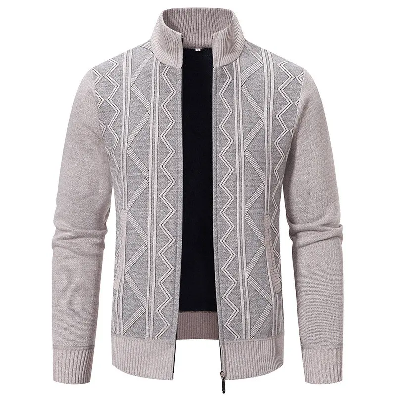 Thiened Long Sve Casual Open Cardigan Men's Warm Floral Embroidery Stand Collar Sweater Jaet with Fce for Autumn An...
Thiened Long Sve Casual Open Cardigan Men's Warm Floral Embroidery Stand Collar Sweater Jaet with Fce for Autumn An...