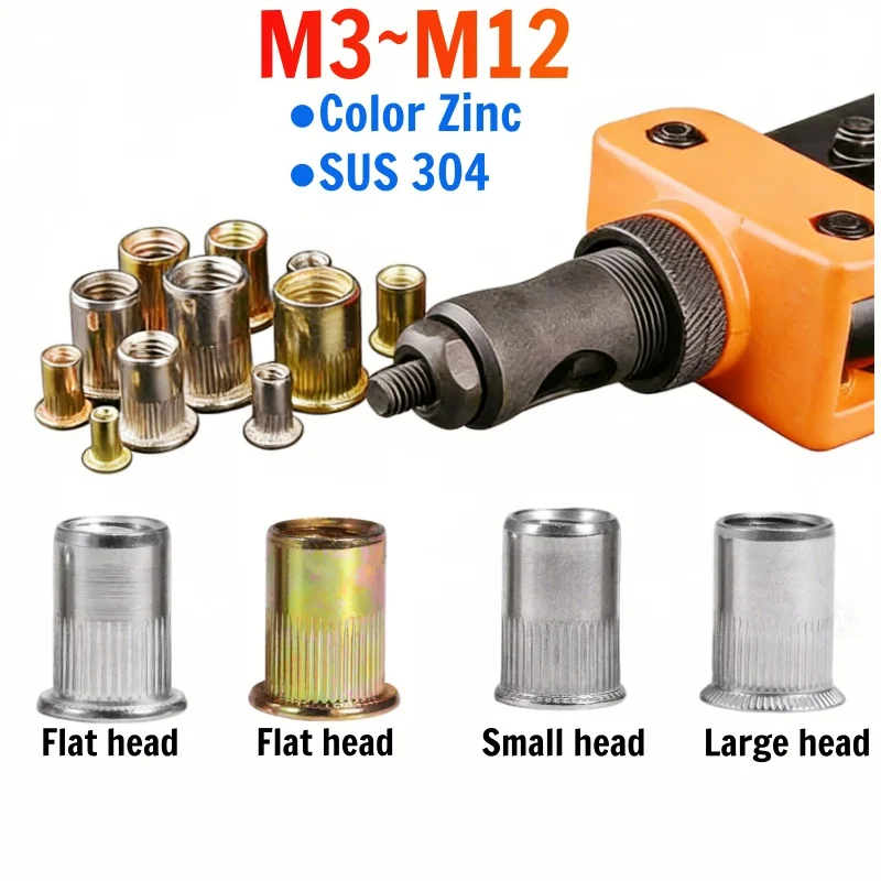 Beicai M3 M4 M5 M6 M8 M10 M12 Rivet Nut Stainless Steel/zinc Plated Countersunk Flat Threaded Rivet Insert Nut Cap Rivet Nutsert
Beicai M3 M4 M5 M6 M8 M10 M12 Rivet Nut Stainless Steel/zinc Plated Countersunk Flat Threaded Rivet Insert Nut Cap Rivet Nutsert