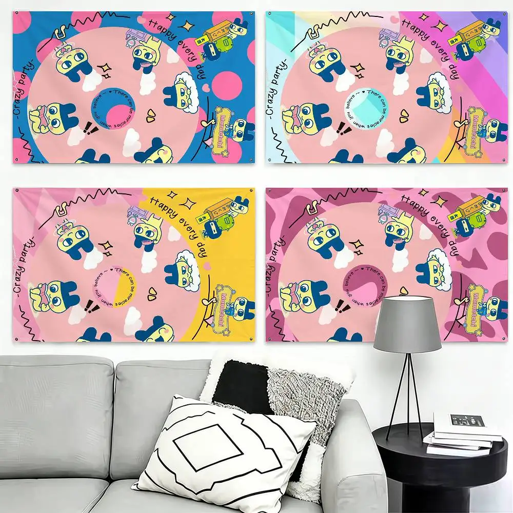 T-Tamagotchi M-Mametchi Funny Flags for Bedrooms Home Decor Items Outdoor Decors Garage Decoration Flaga
T-Tamagotchi M-Mametchi Funny Flags for Bedrooms Home Decor Items Outdoor Decors Garage Decoration Flaga