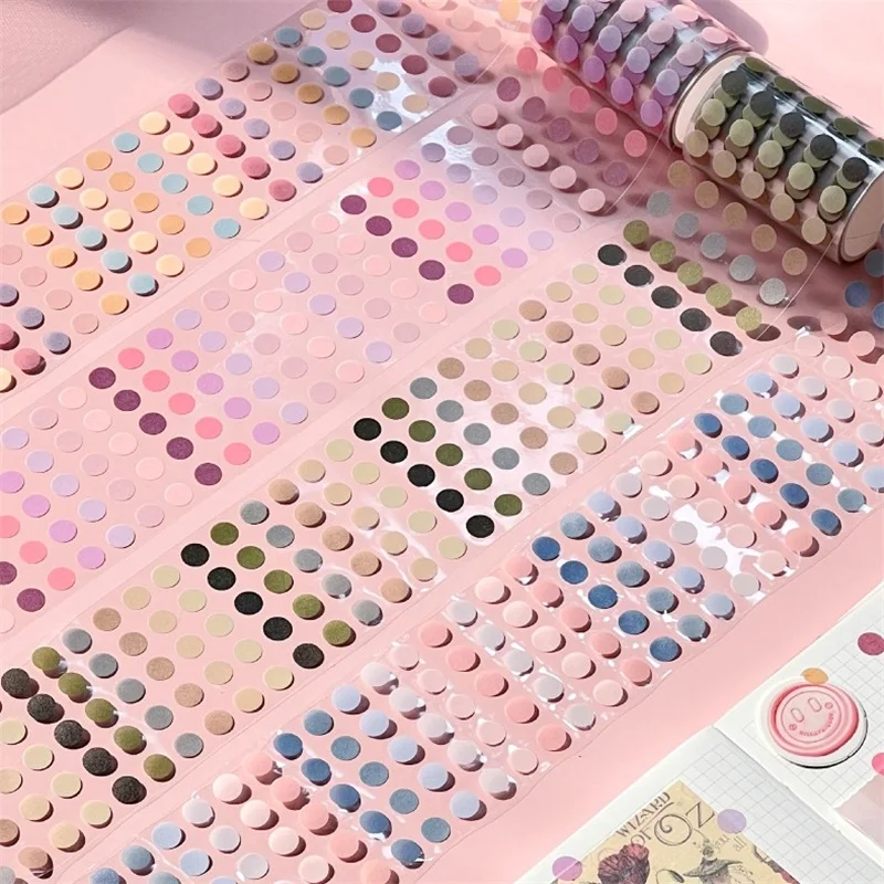 60mm * 3m Creative Simple Color Dots Washi Tape Creative Handbook DIY Decoration Scrapbooking Material Aesthetic Stickers
60mm * 3m Creative Simple Color Dots Washi Tape Creative Handbook DIY Decoration Scrapbooking Material Aesthetic Stickers