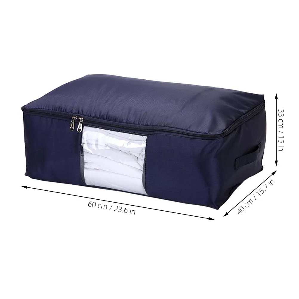 1pc Quilt Storage Bag Large Capacity Dust-proof Zipper Washable Cloth Bag Blanket Tidy Home Belongings Easy Use Clothing Storage
1pc Quilt Storage Bag Large Capacity Dust-proof Zipper Washable Cloth Bag Blanket Tidy Home Belongings Easy Use Clothing Storage