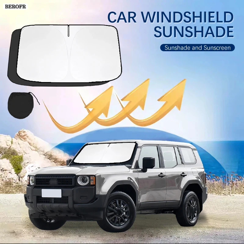 Car Windshield Sun Shade Covers Front Window Sunscreen UV Parasol For Toyota Prado LC150 Summer Car Accessories
Car Windshield Sun Shade Covers Front Window Sunscreen UV Parasol For Toyota Prado LC150 Summer Car Accessories