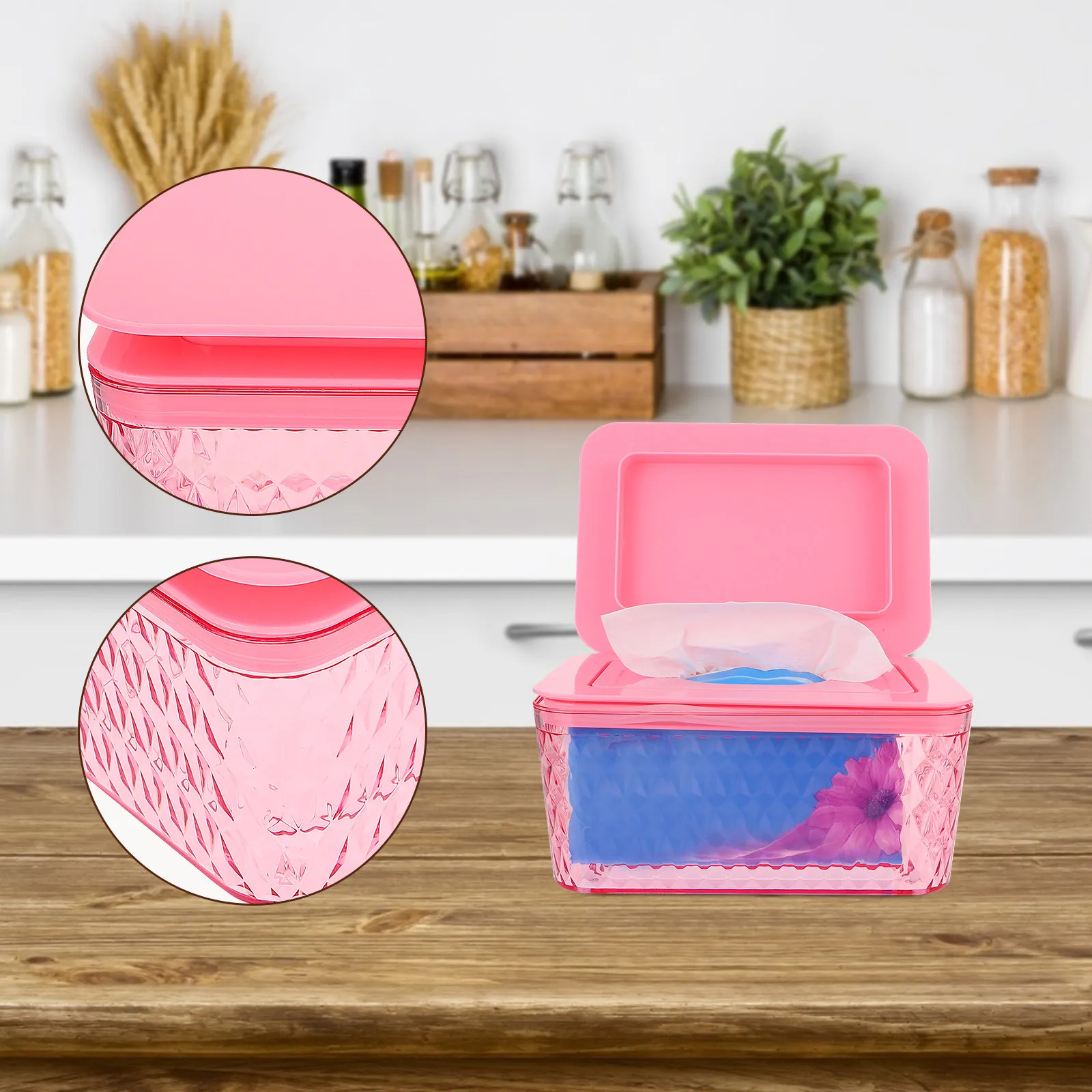 1Pcs Ergonomic Rotating Buckle Wet Tissue Box Ps Material Waterproof Impact Resistant Non Slip Feet Desktop Bathroom Car
1Pcs Ergonomic Rotating Buckle Wet Tissue Box Ps Material Waterproof Impact Resistant Non Slip Feet Desktop Bathroom Car