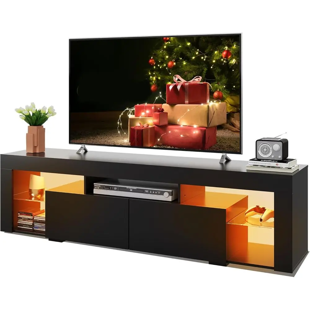 63 inch TV Stand or 50 55 60 65 70 Inch TVs, ern Entertainment Center with LED Lights & 2 Large Storage Ders, TV ole Gaming Medi
63 inch TV Stand or 50 55 60 65 70 Inch TVs, ern Entertainment Center with LED Lights & 2 Large Storage Ders, TV ole Gaming Medi